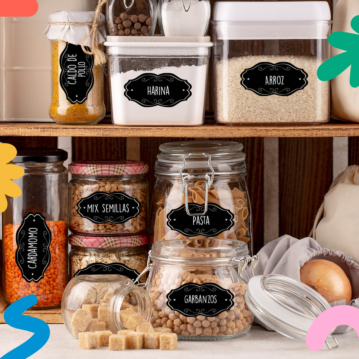 Etiquetas para cocina