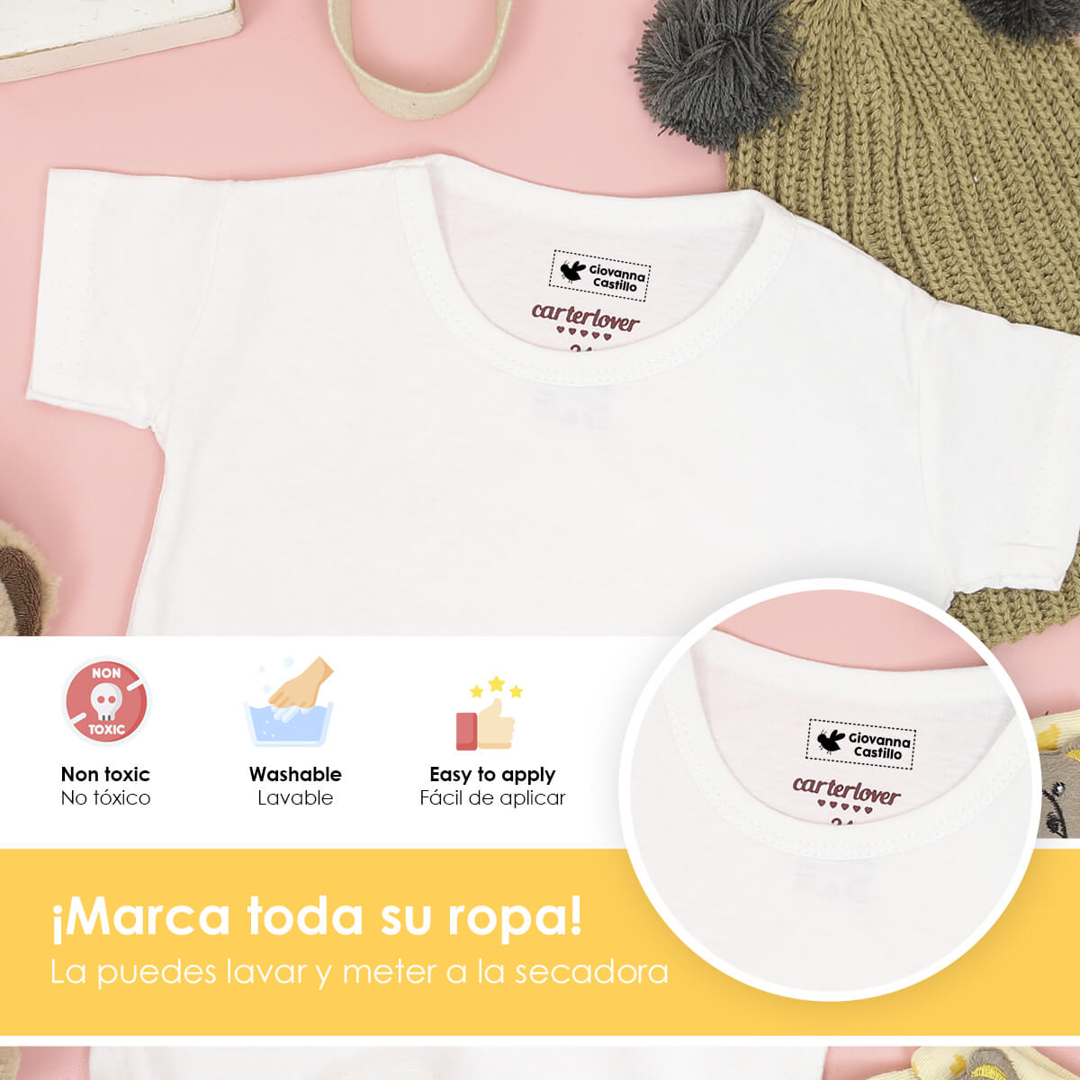 SELLO128 - Abejitas Mimosas