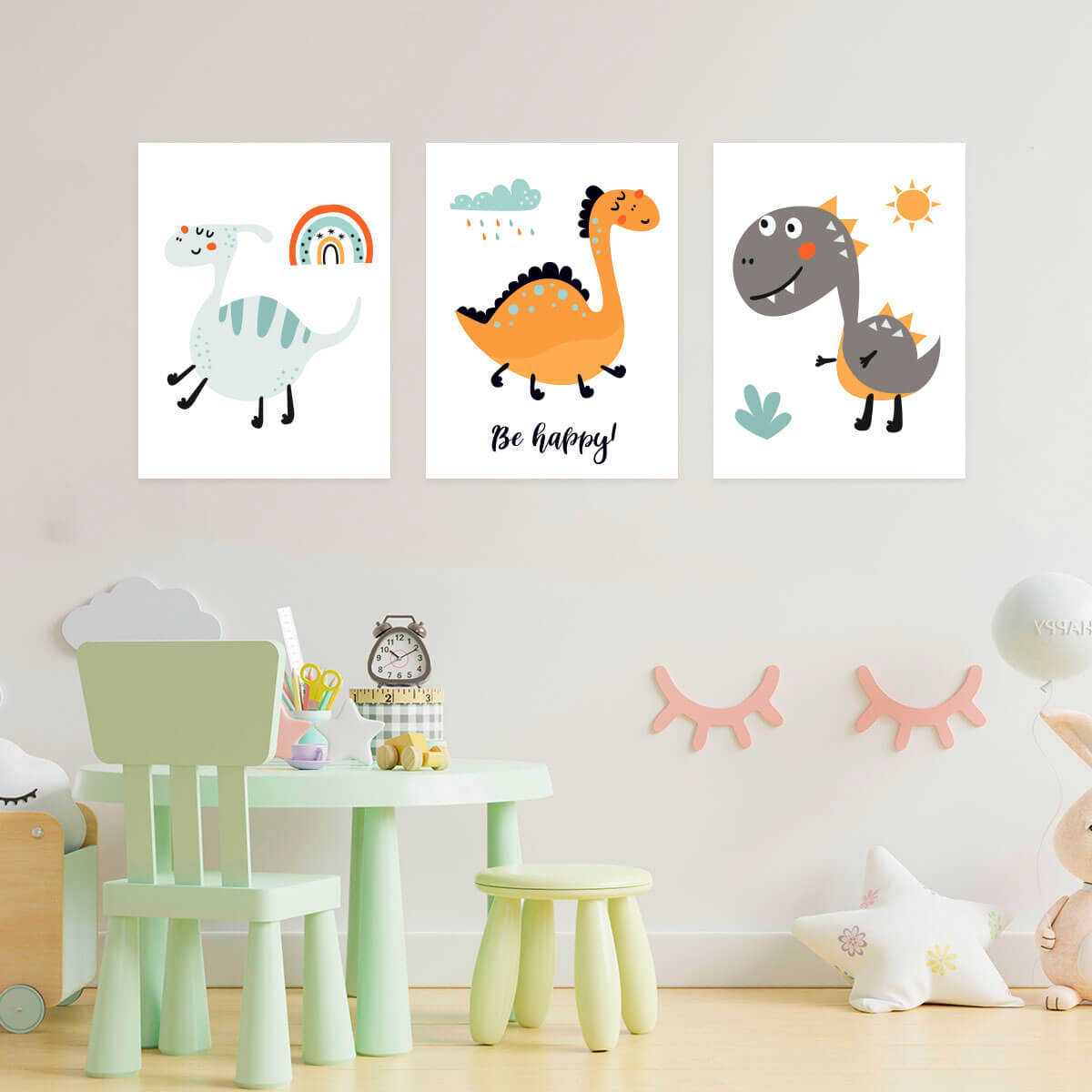 CANVAS38 - Tiernos dinosaurios