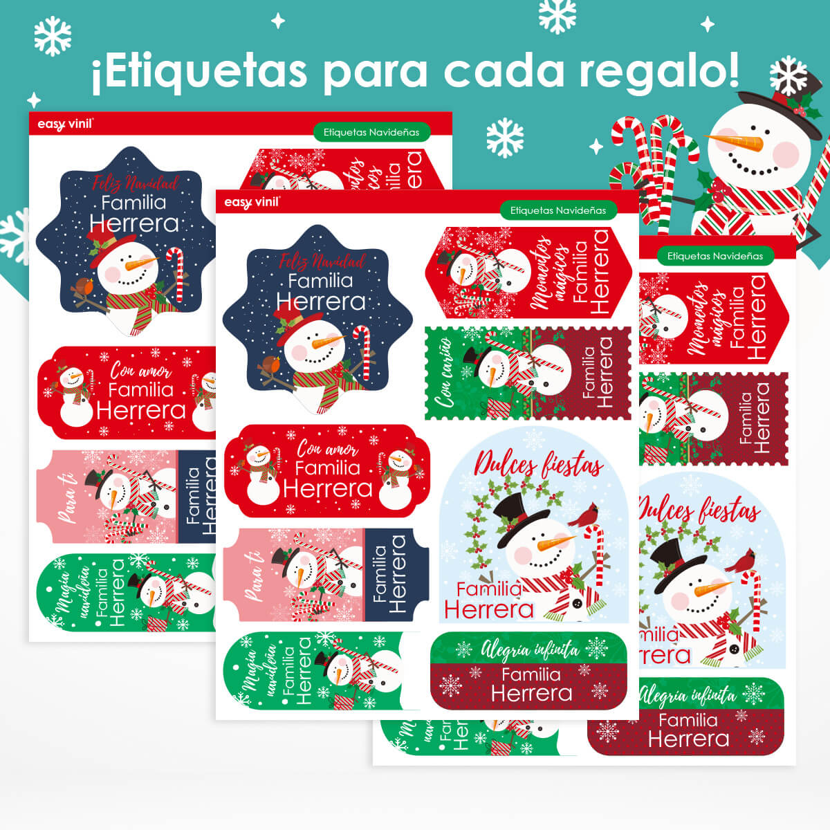 ETIJNAV13  - Muñequitos de Nieve