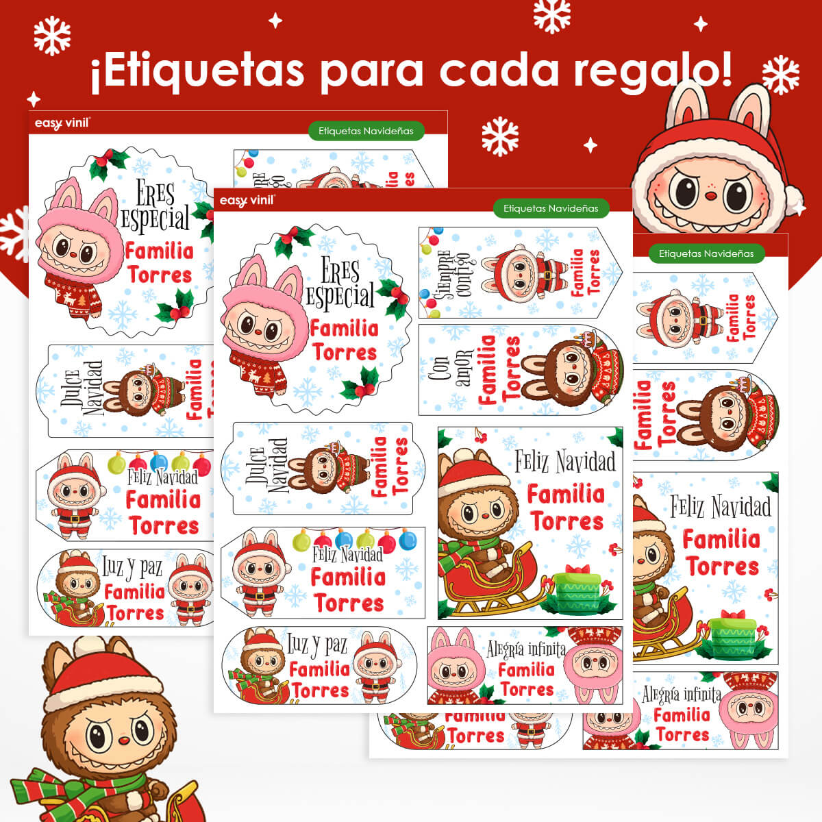 ETIJNAV14  - Labubus en Navidad