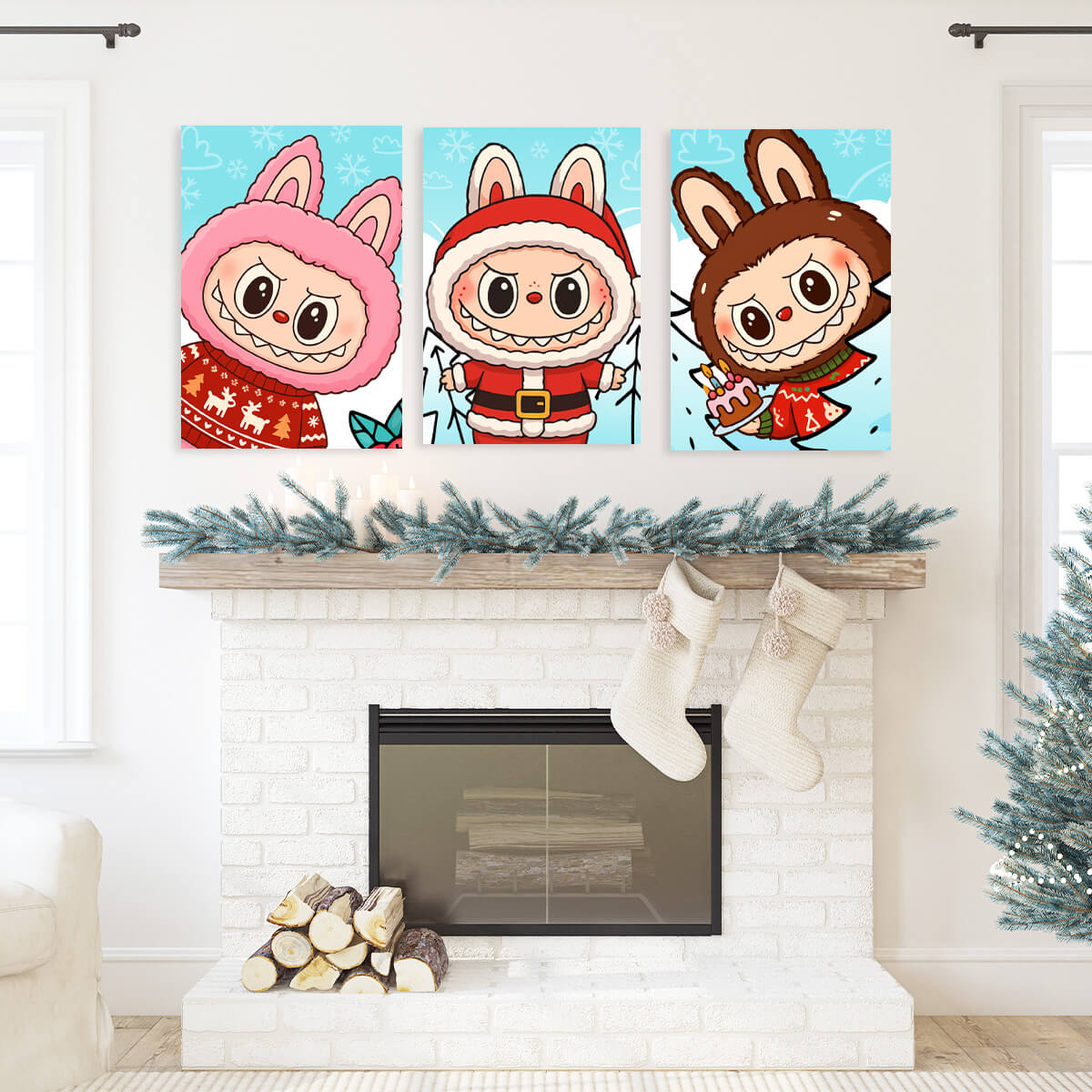 CANVASNAV27 - Labubus rumbo a Navidad