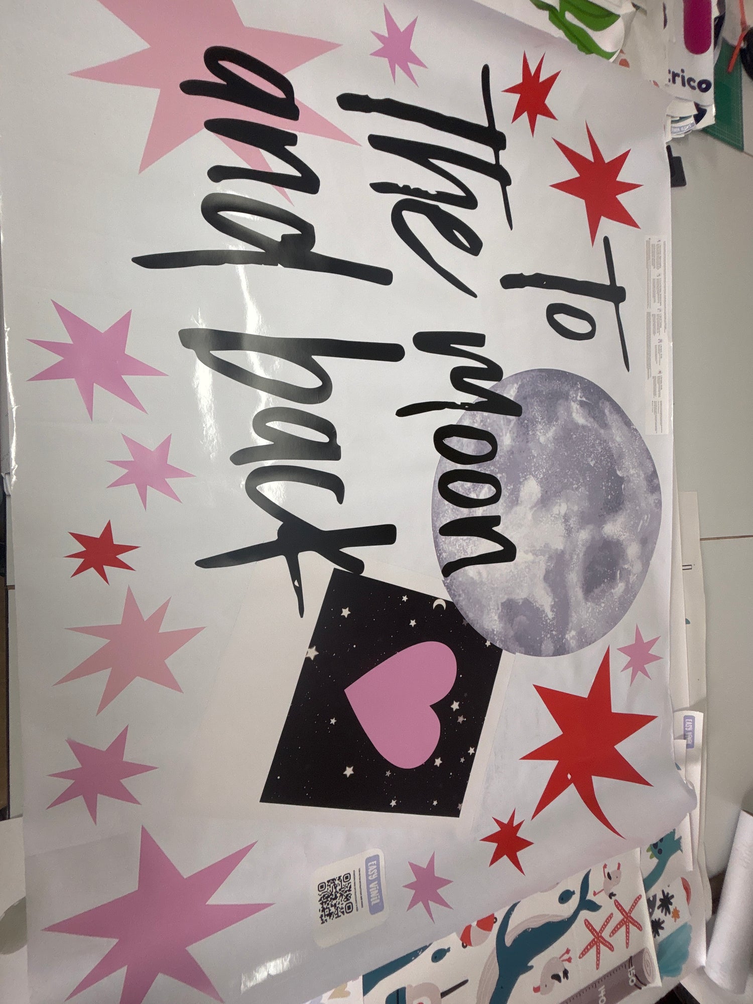 Remate Personalizado “to the moon and back”