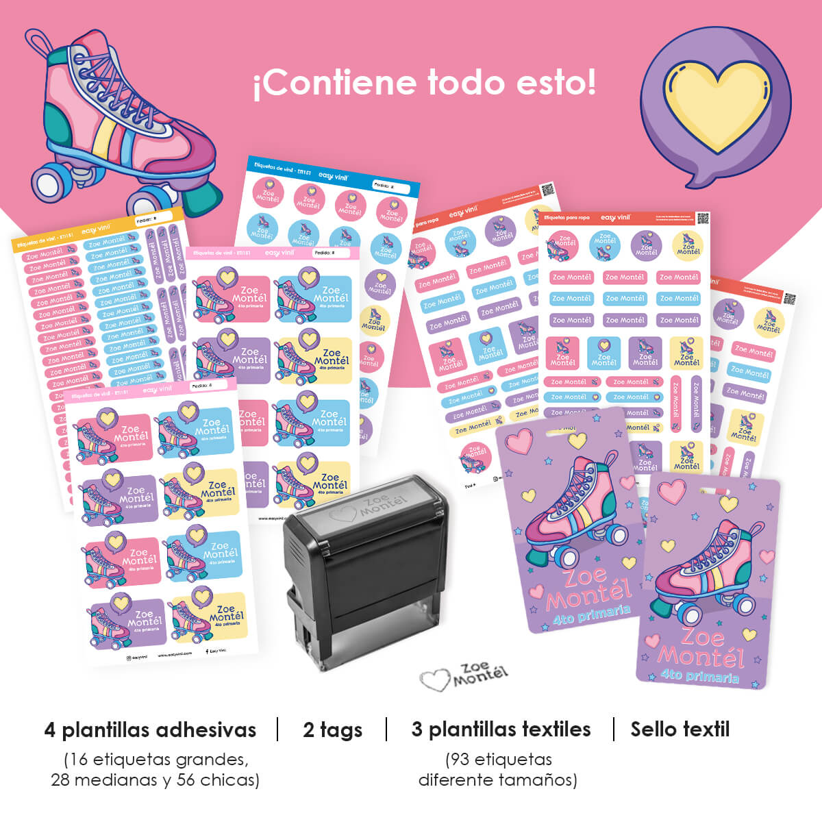 CBACK151 - Rosa en ruedas