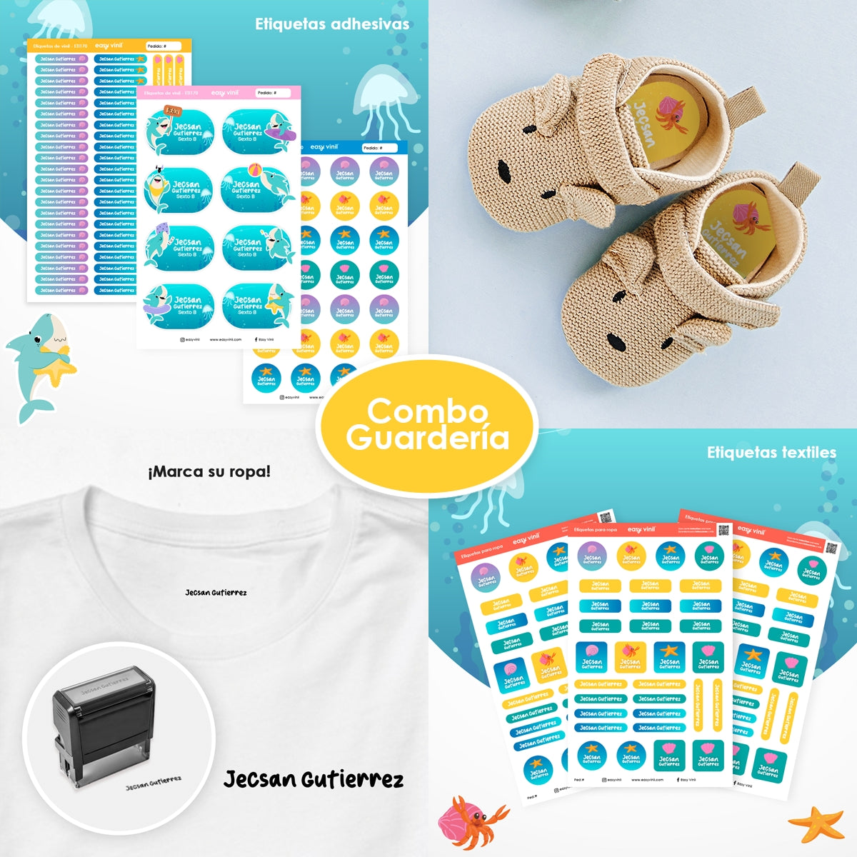 Combo Guarderia170 - Tiburonsin