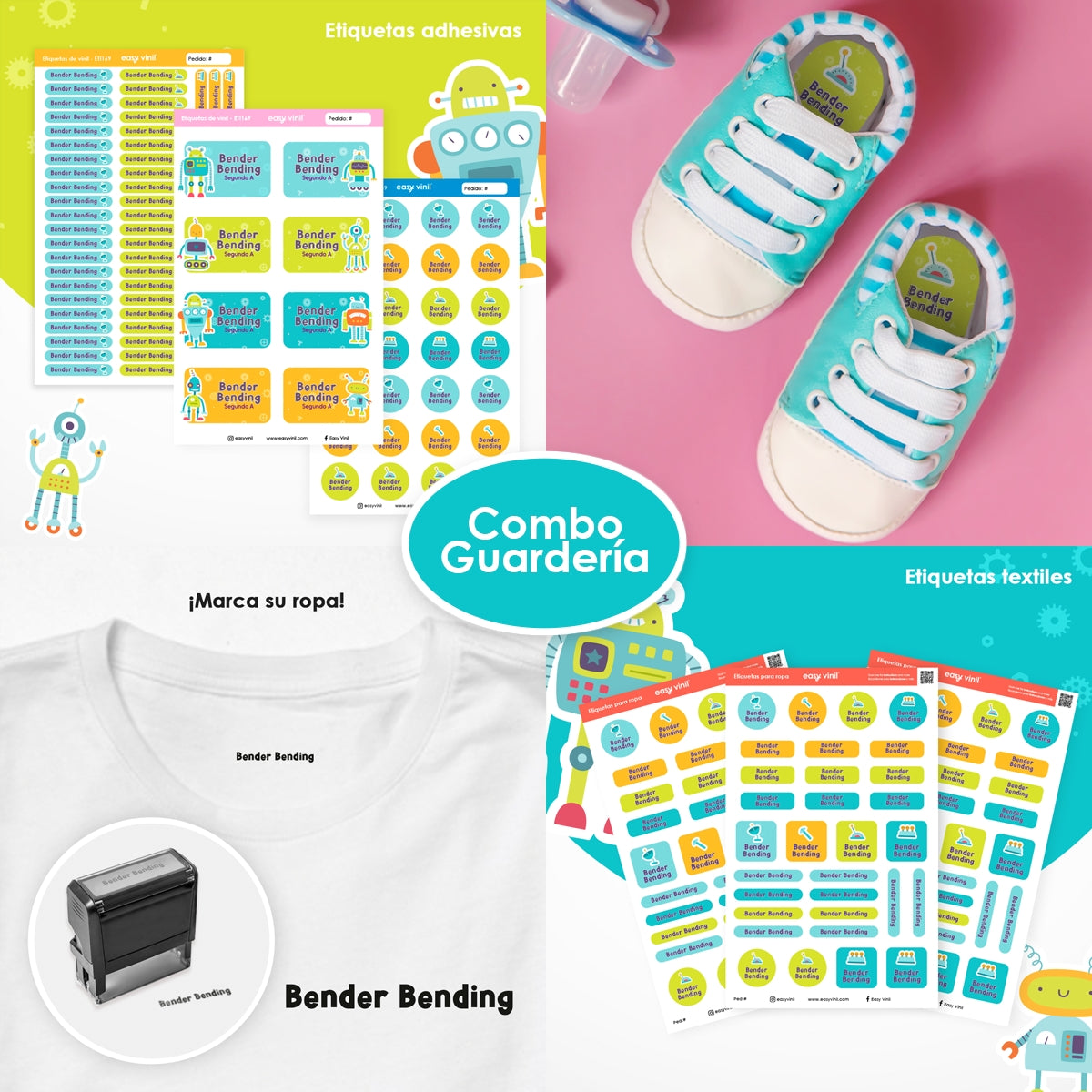 Combo Guarderia169 - Robotcitos