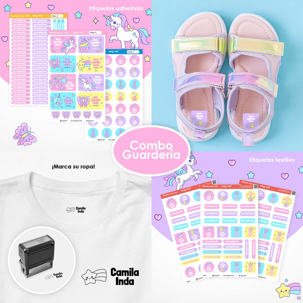 Combo Guarderia152 - Sueño unicornio