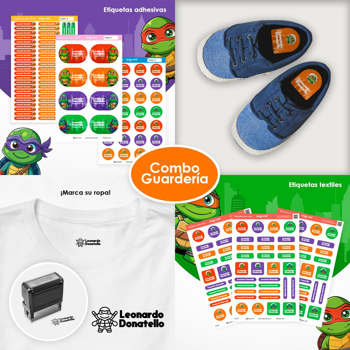 Combo Guarderia174 - Tortugas Ninja