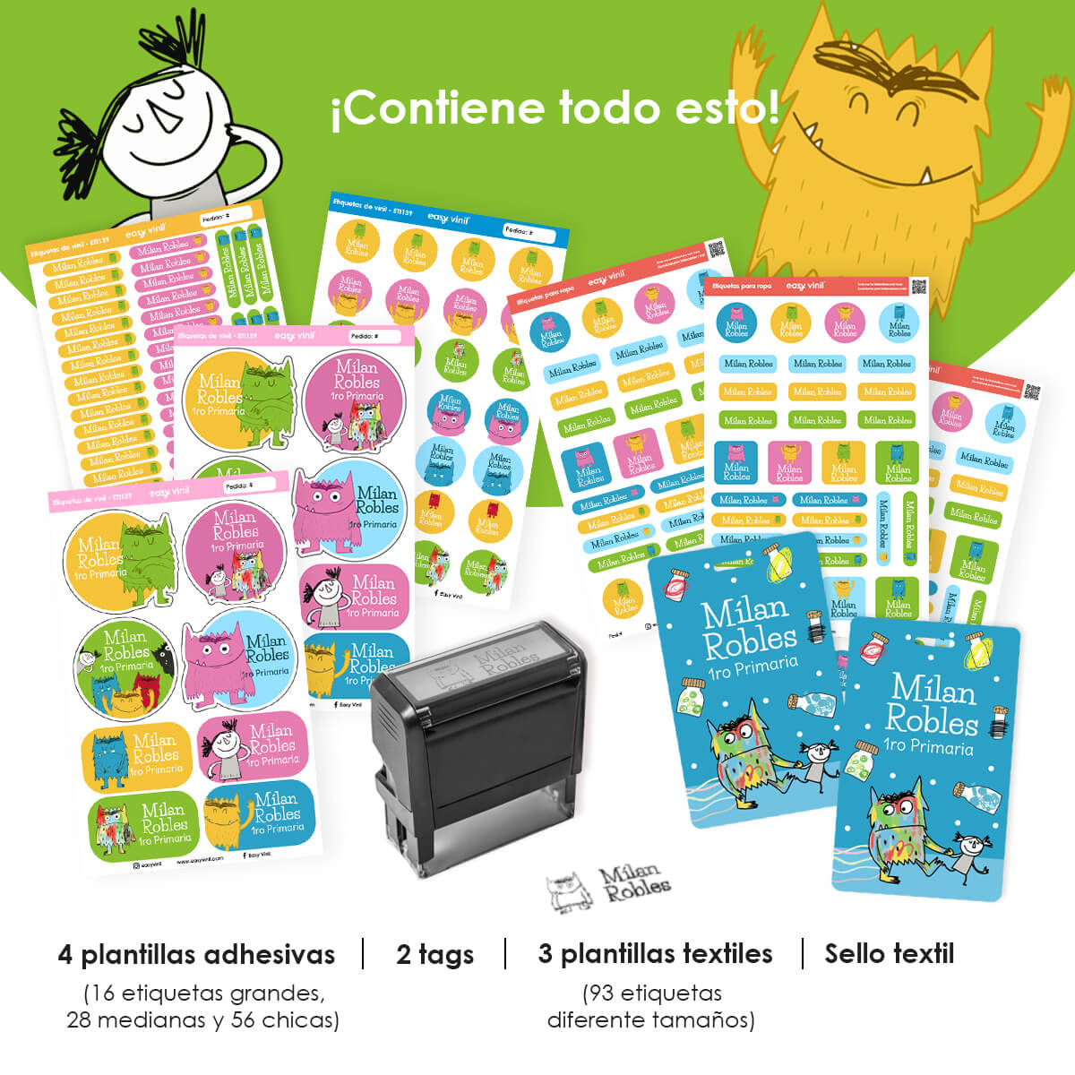 CBACK139 - Monstruo de Colores