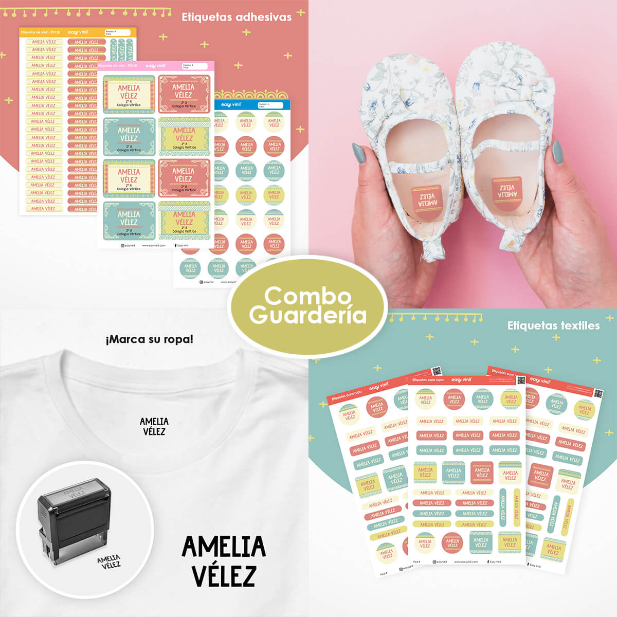 Combo Guarderia120 - Indie chic