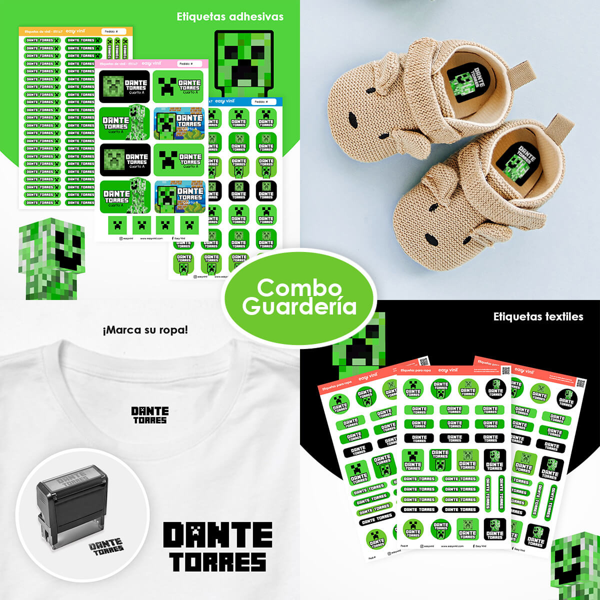 Combo Guarderia188 - Creeper Boom