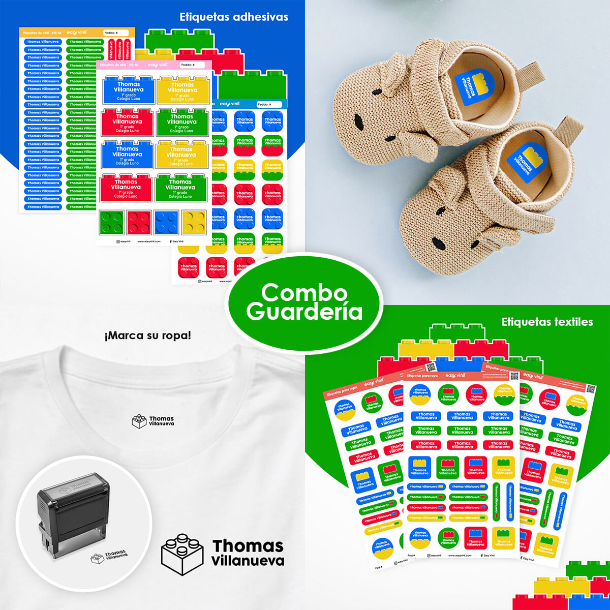 Combo Guarderia145 - Legos de Colores