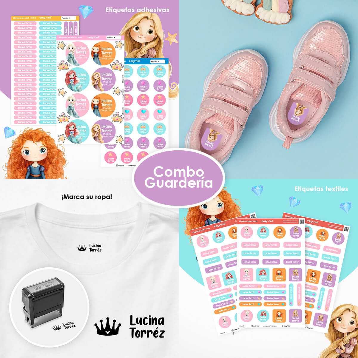 Combo Guarderia141 - Magia rosada
