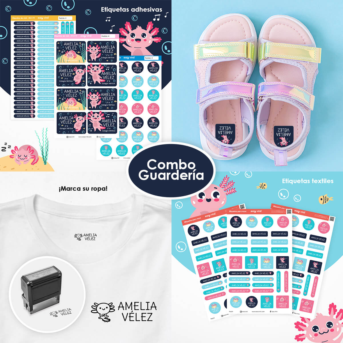 Combo Guarderia119 - Ajolotes Traviesos