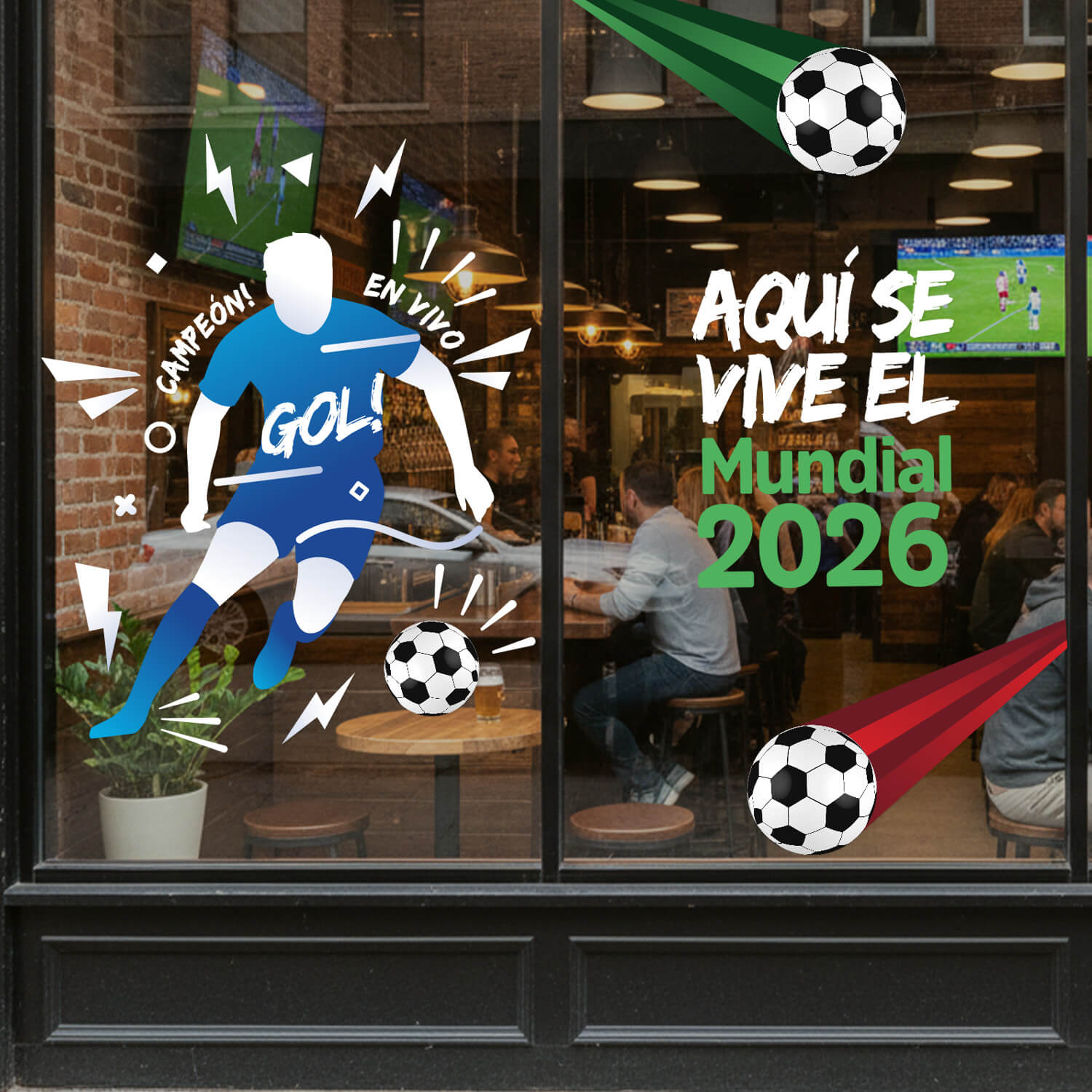 ELECTRO10 - Vinil Electroestático Pasión Mundialista