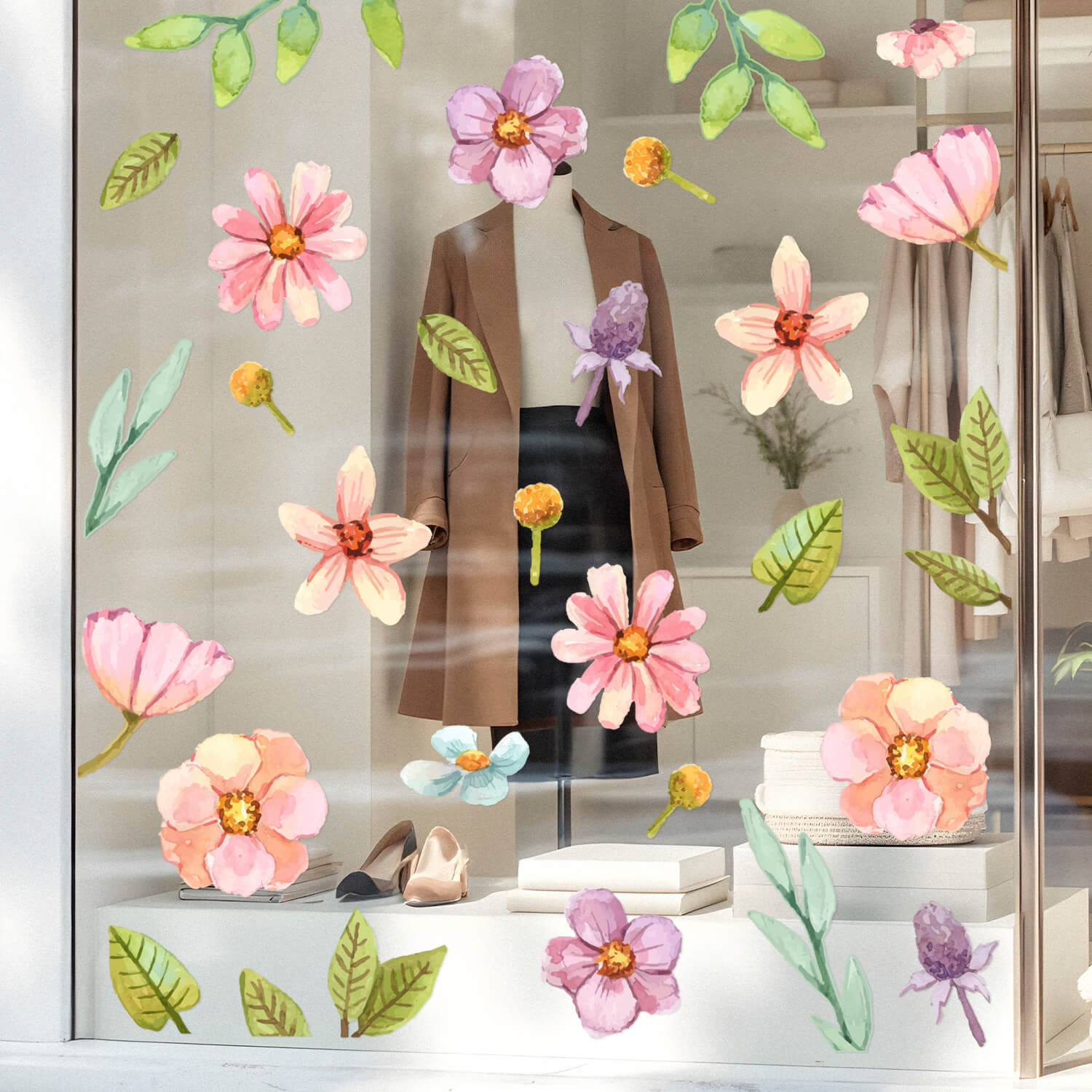 PRIM19 - Vinil Electroestático Encanto Floral