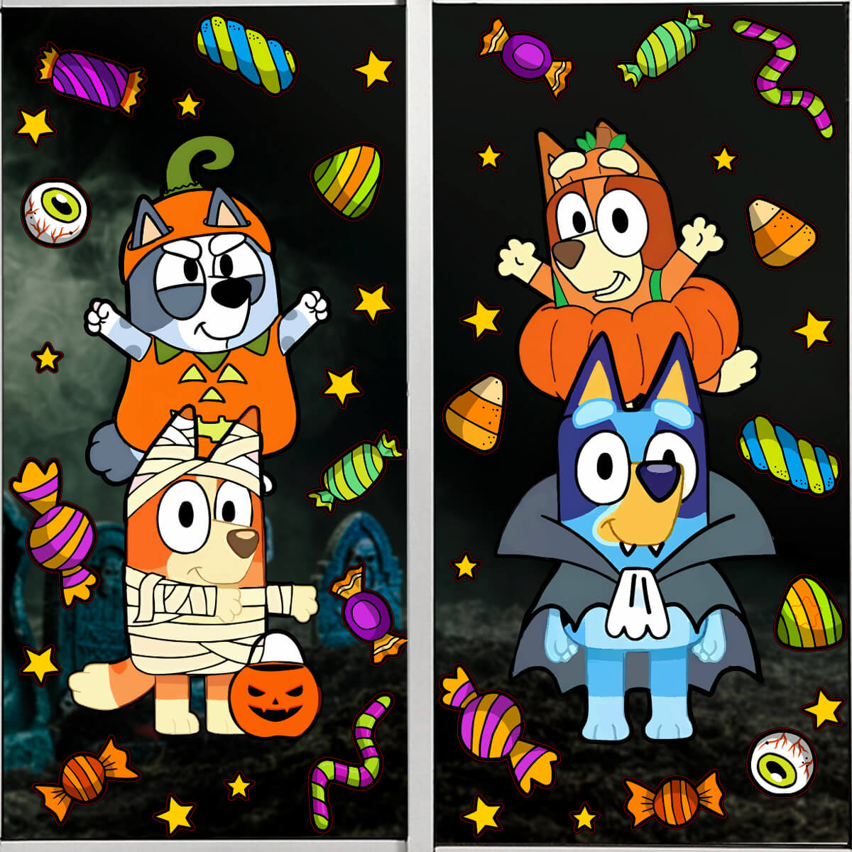HALL94 - Vinil Electroestático Bluey Boo
