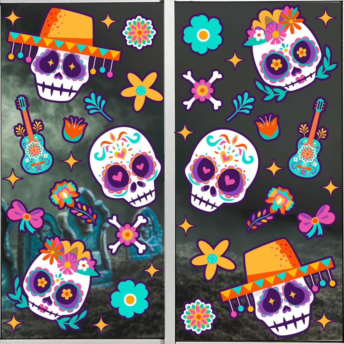 HALL88 - Vinil Electroestático Calaveras y Tradición