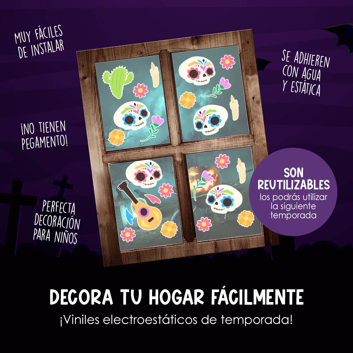 HALL62 - Vinil Electroestático Melodías de Día de Muertos