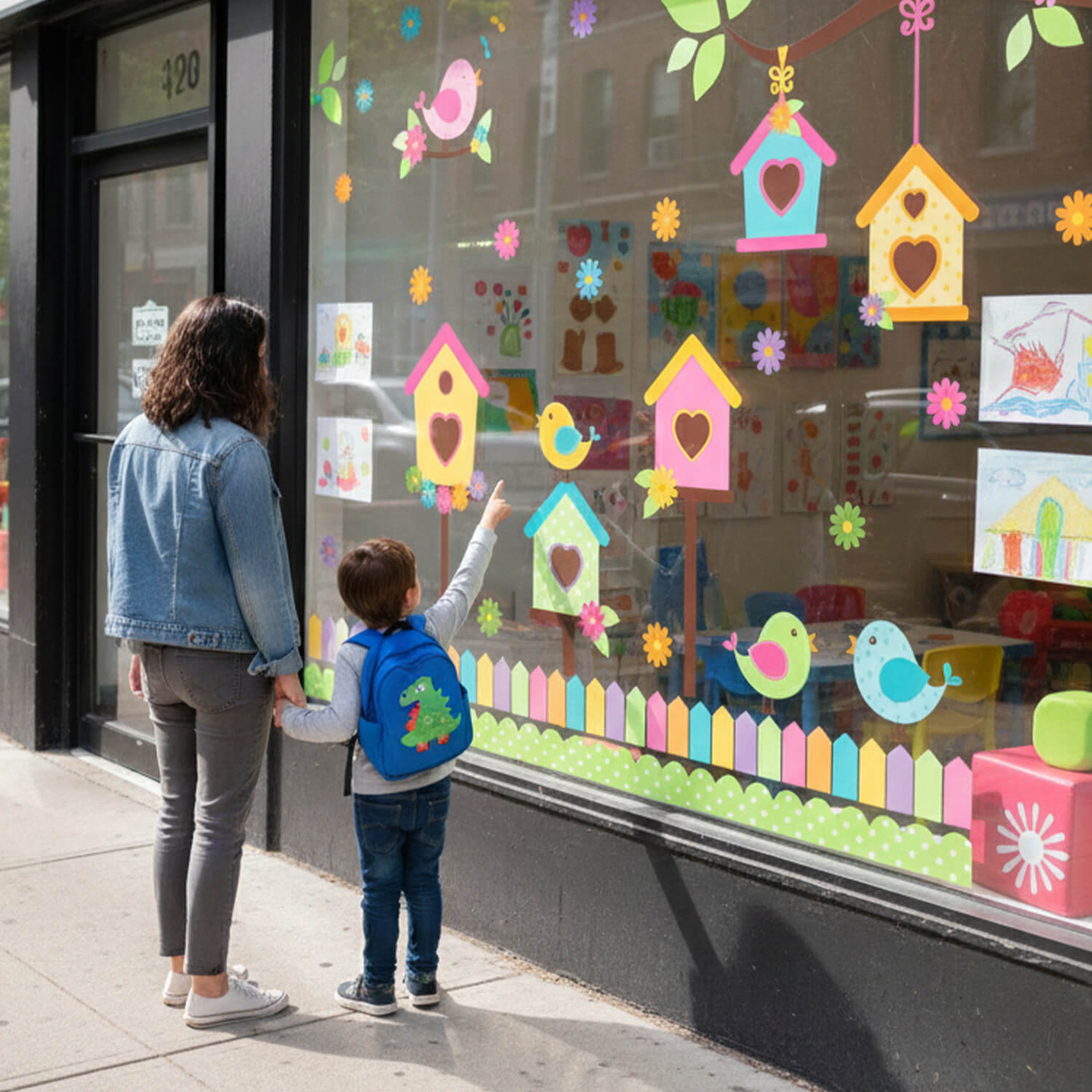 PRIM17 - Vinil Electroestático Pío Pío Primavera