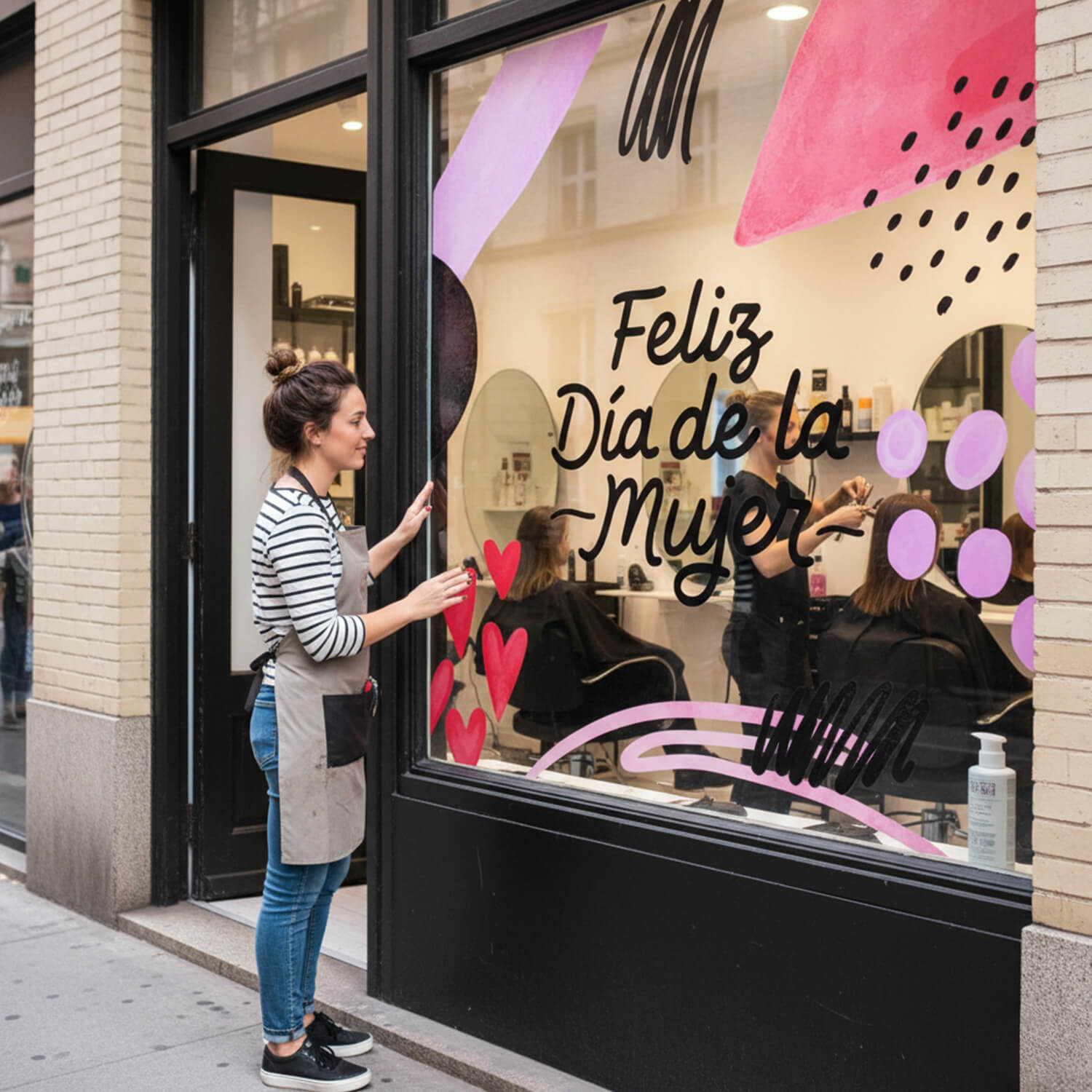 ELECTRO03 - Vinil Electroestático Brilla, mujer