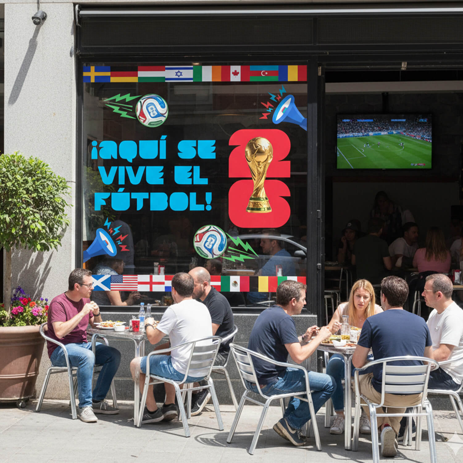 ELECTRO09 - Vinil Electroestático El lugar del gol