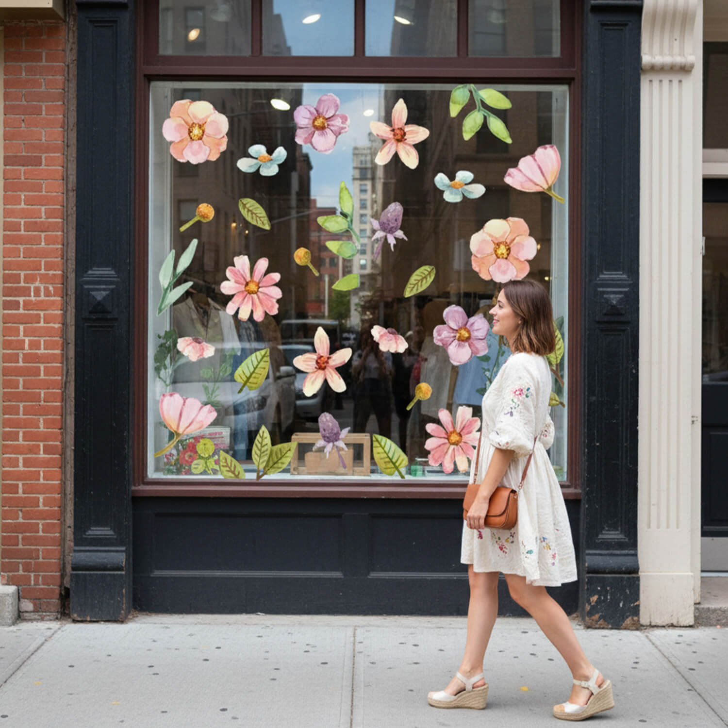 PRIM19 - Vinil Electroestático Encanto Floral