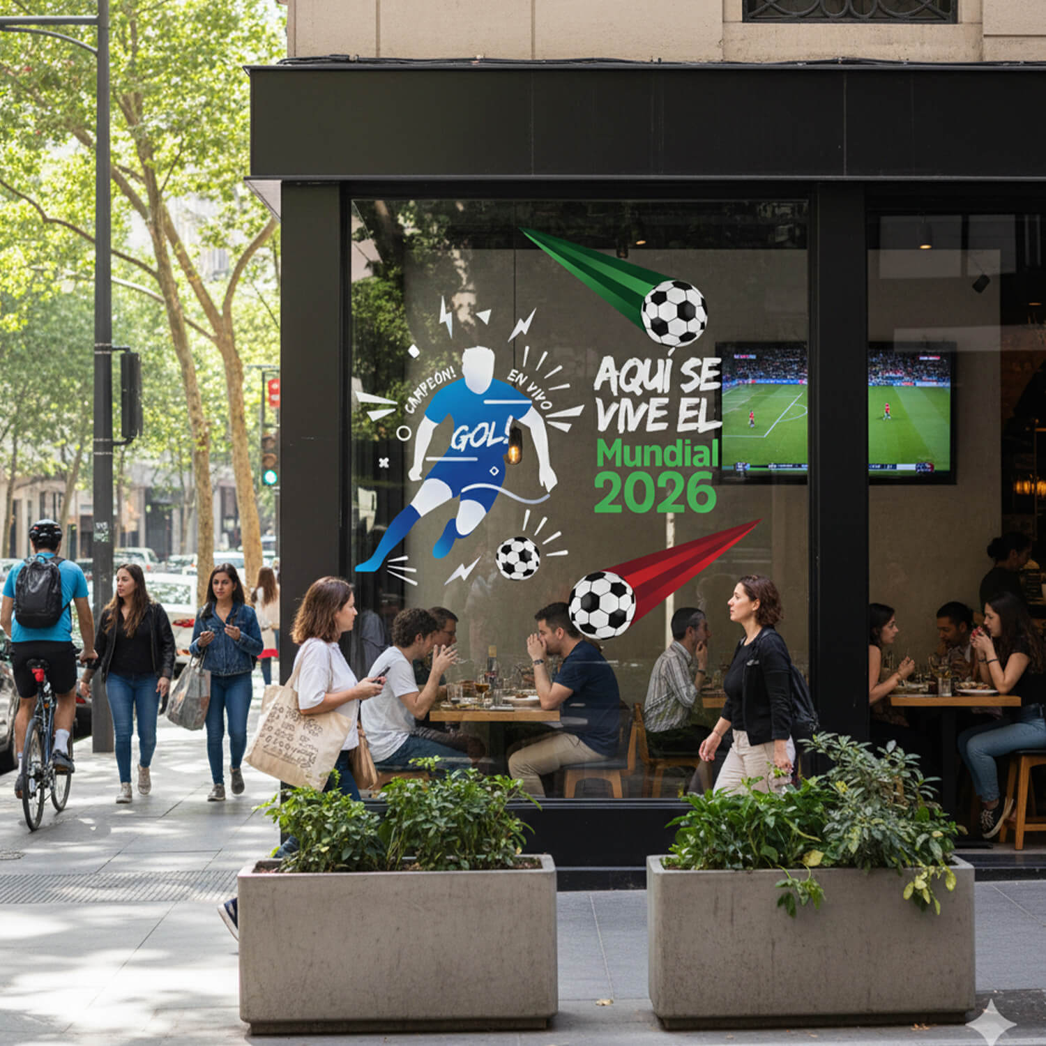 ELECTRO10 - Vinil Electroestático Pasión Mundialista