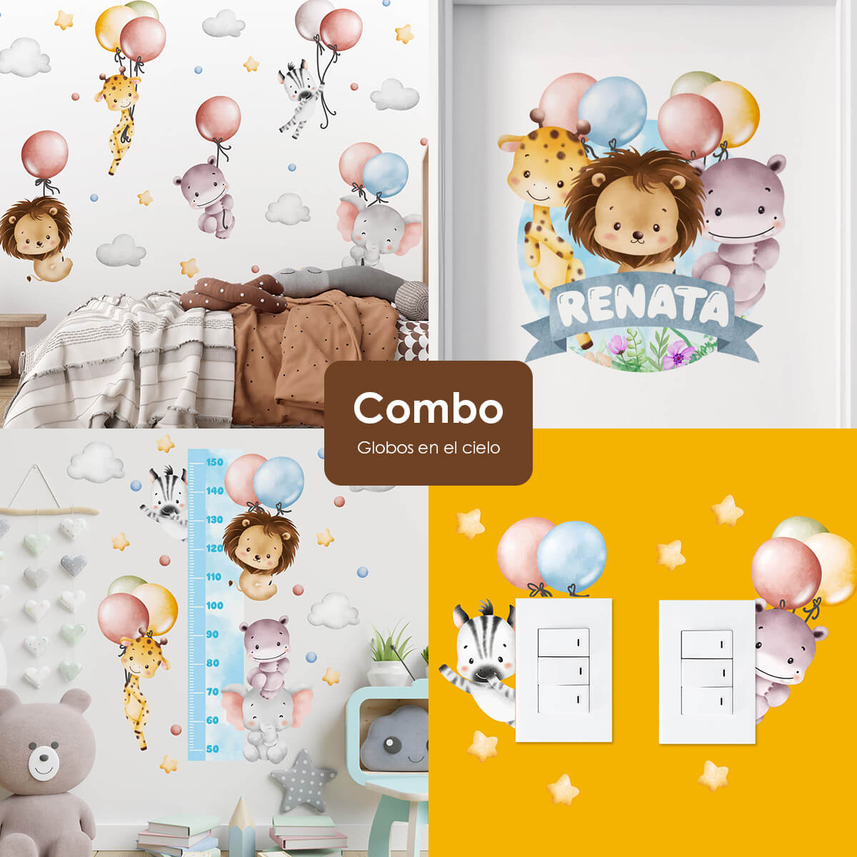 COMBO37 - Globos en el cielo