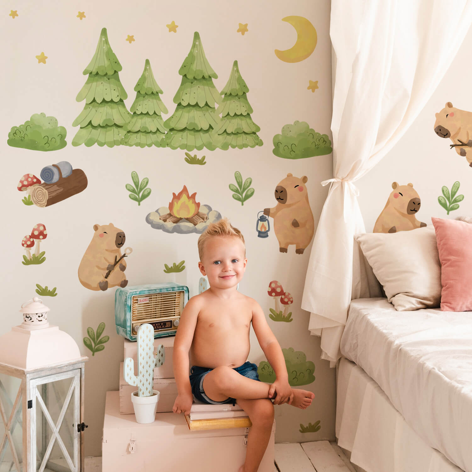 COMBO35 - Capibaras camping