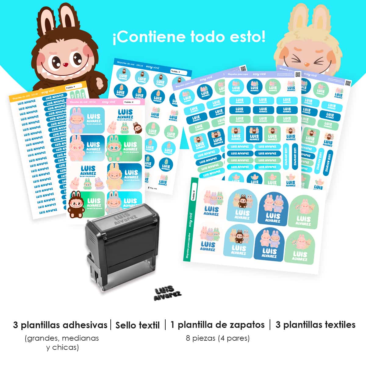 Combo Guarderia198 - Labubus Tiernos