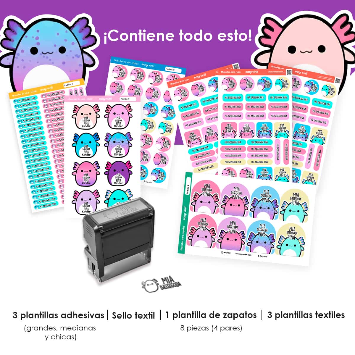 Combo Guarderia205 - Ajolotes Mágicos