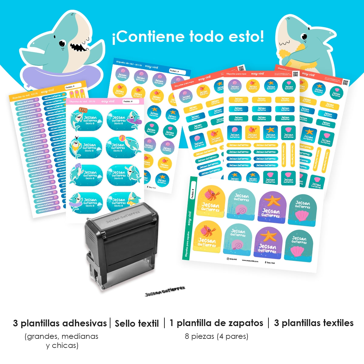 Combo Guarderia170 - Tiburonsin