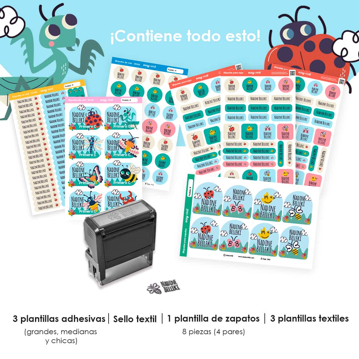 Combo Guarderia227 - Bichitos