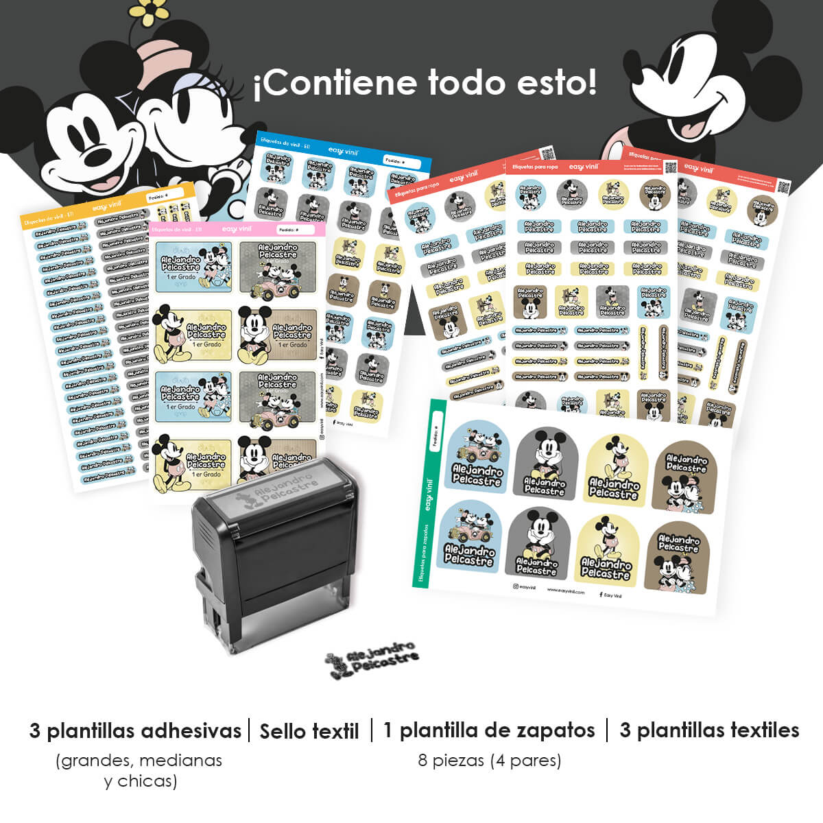 Combo Guarderia191 - Mickey Retro