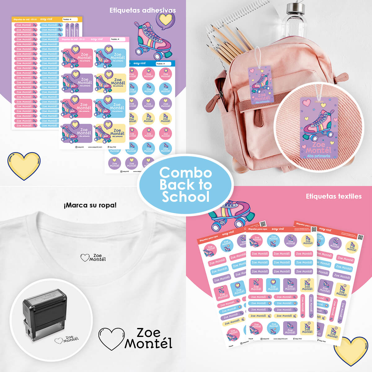 CBACK151 - Rosa en ruedas