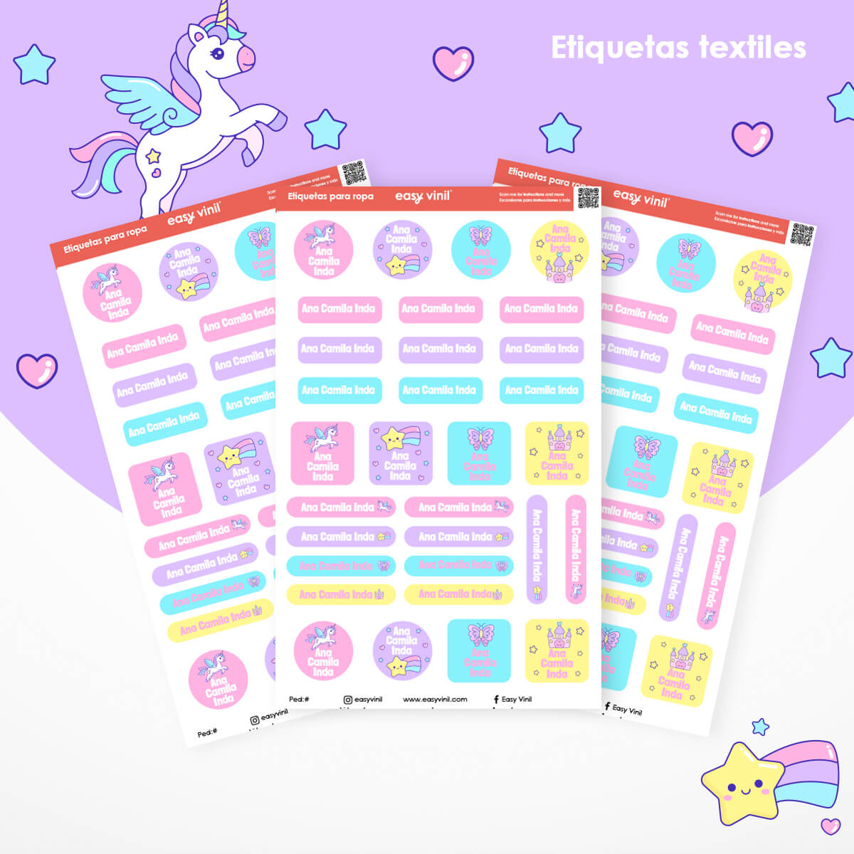 TEXTIL152 - Sueño unicornio