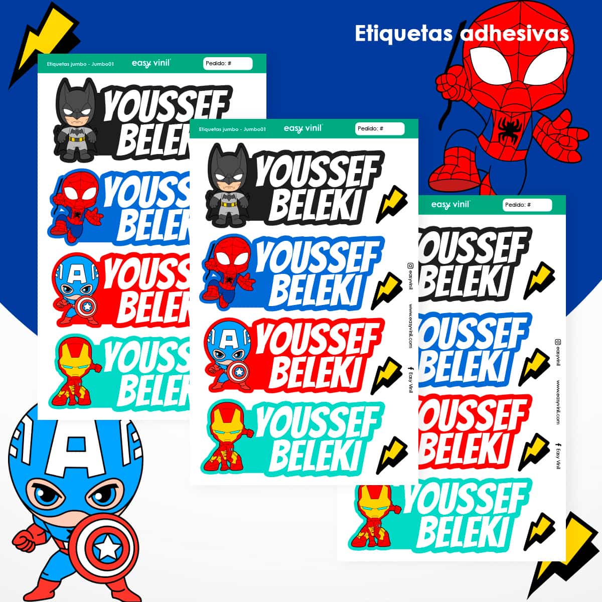 ETIJUMBO16 - Superhéroes en acción