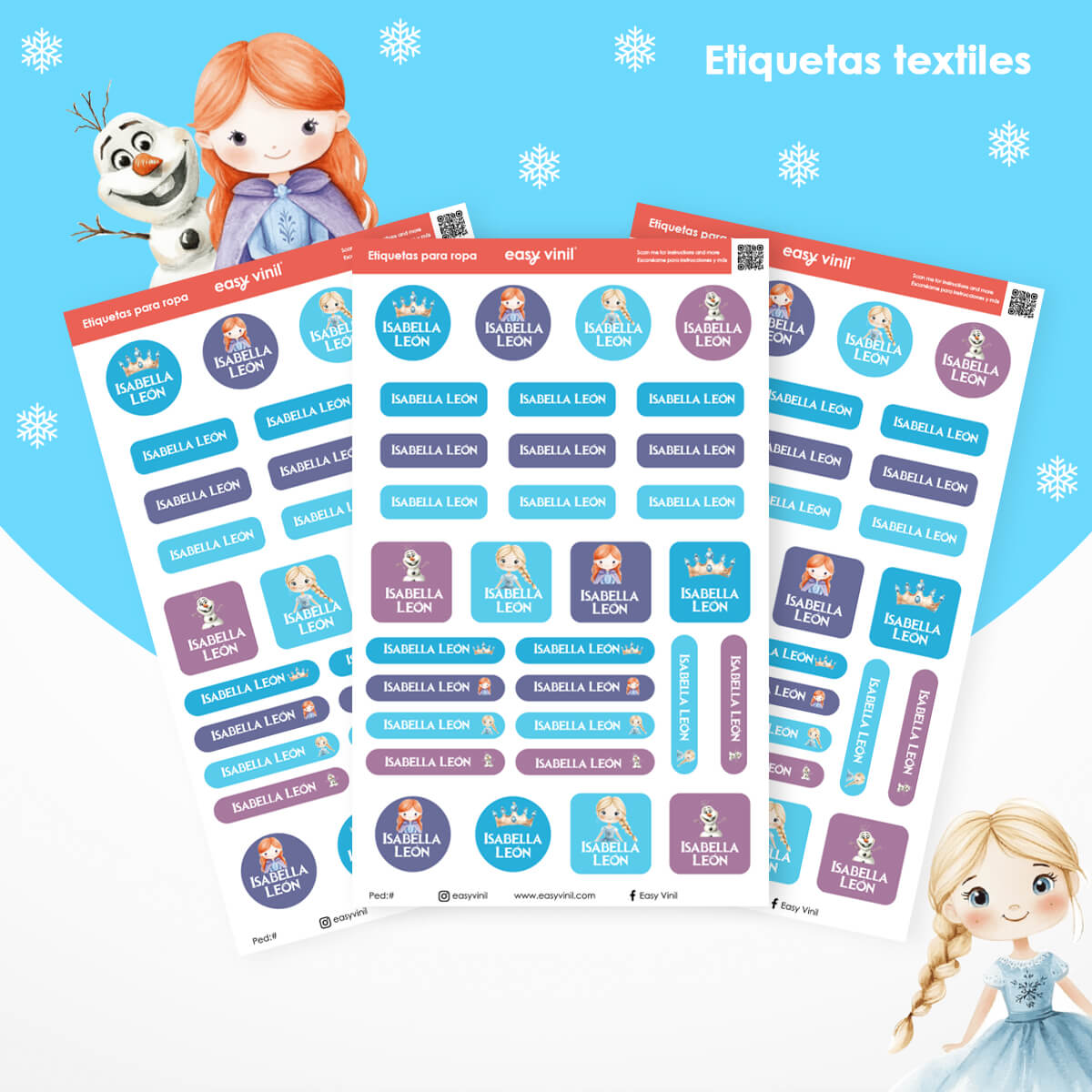 TEXTIL116 - Elsa y Ana