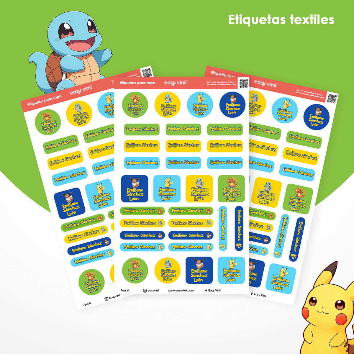 TEXTIL142 - Pokémon