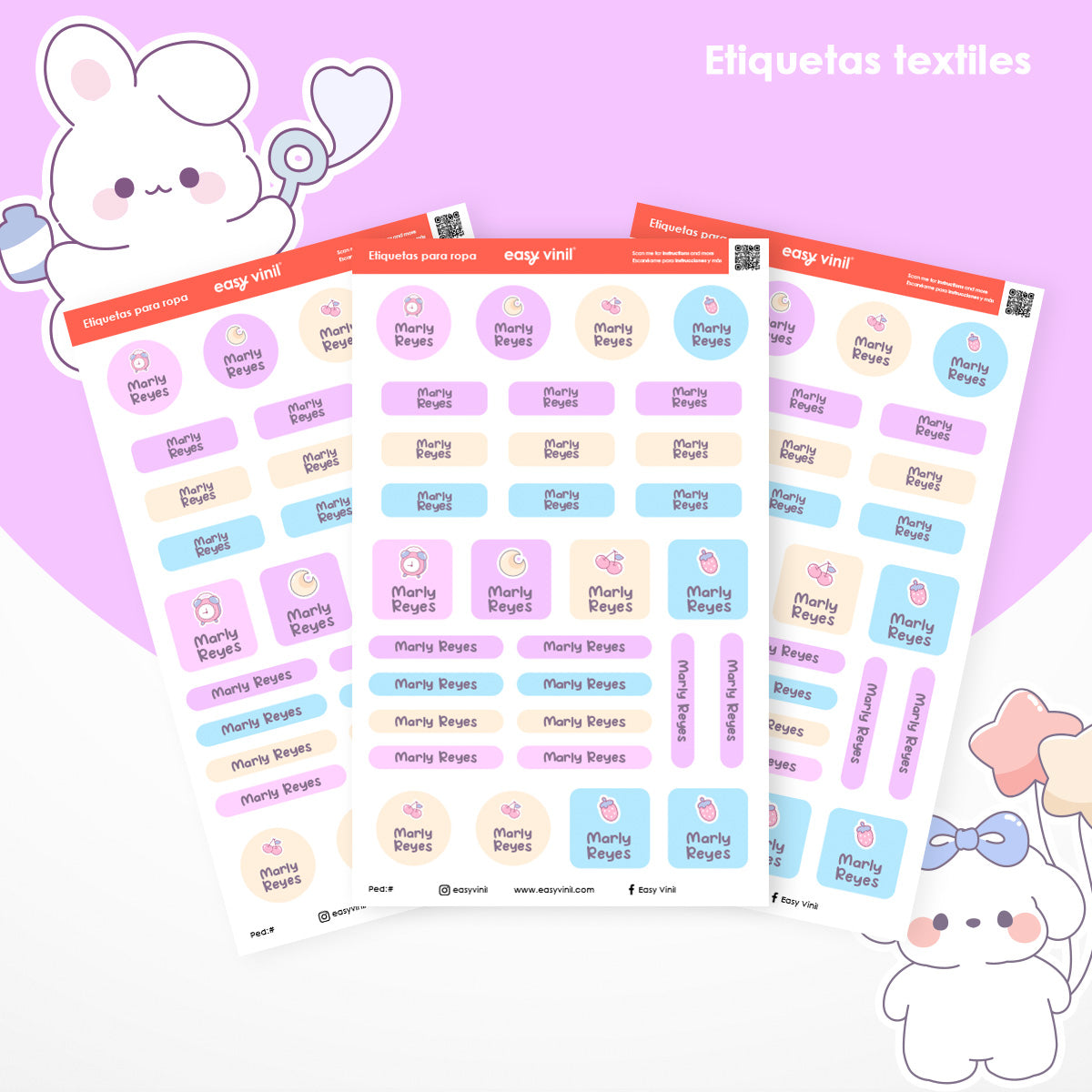 TEXTIL178 - Mundo Kawaii