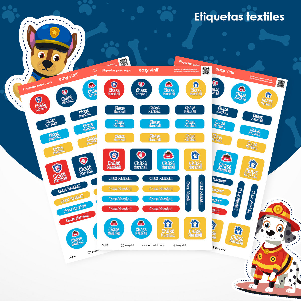 TEXTIL161 - Perritos al Rescate