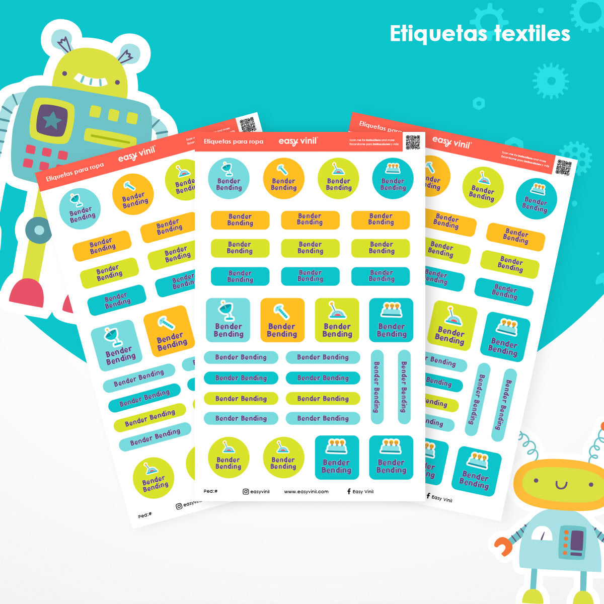 TEXTIL169 - Robotcitos
