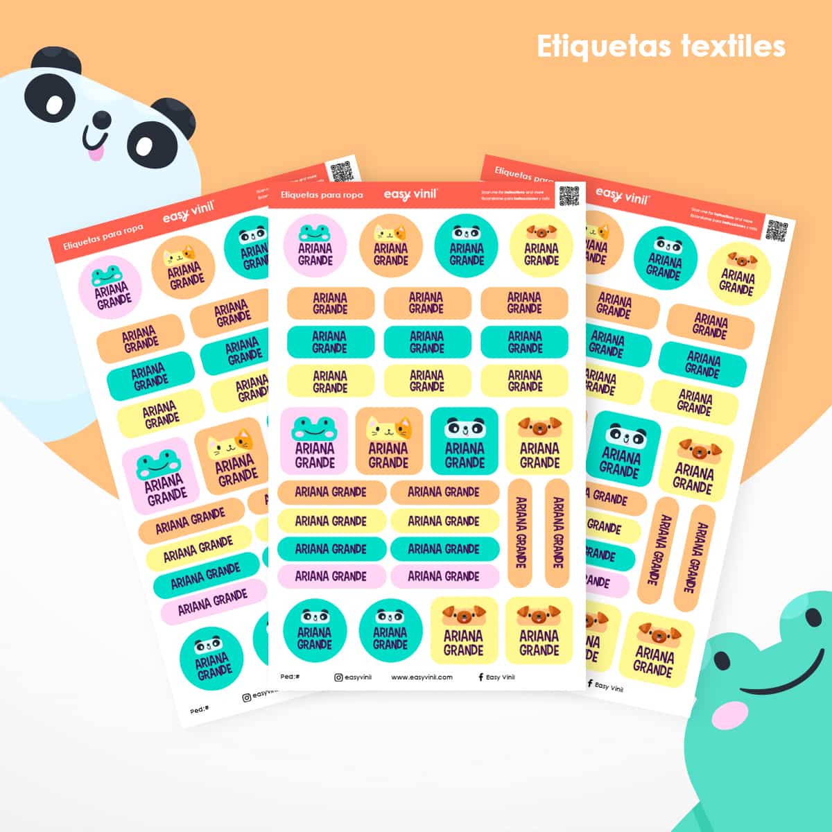 TEXTIL211 - Bebé Animalito