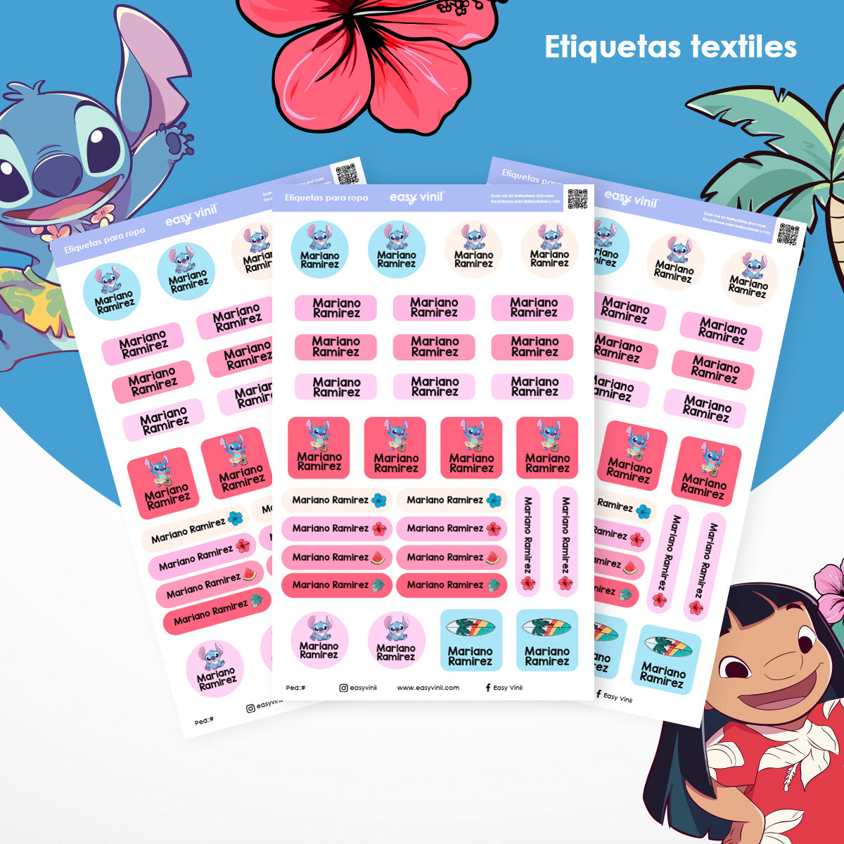 TEXTIL133 - Lilo y Stitch