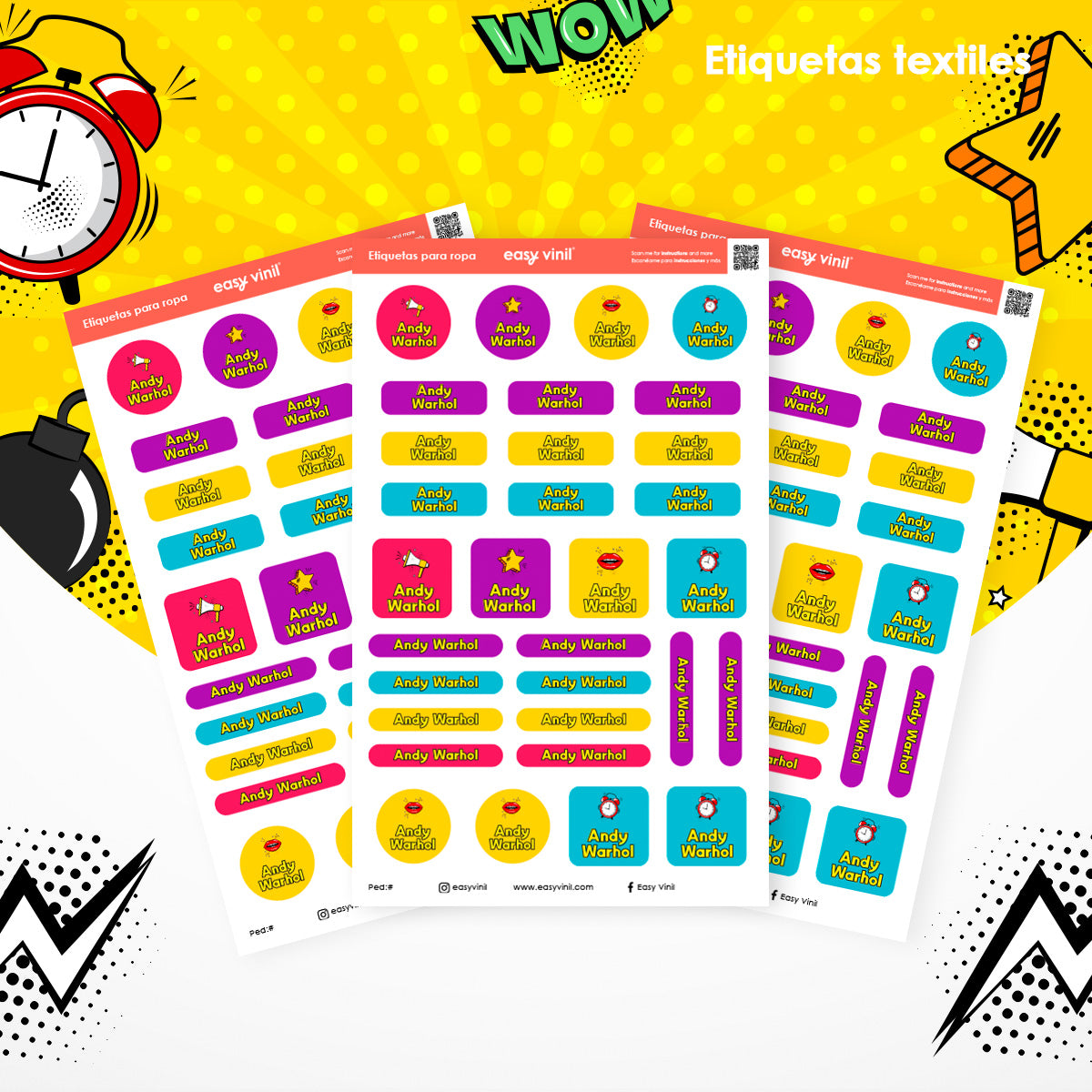 TEXTIL173 - Pop Art