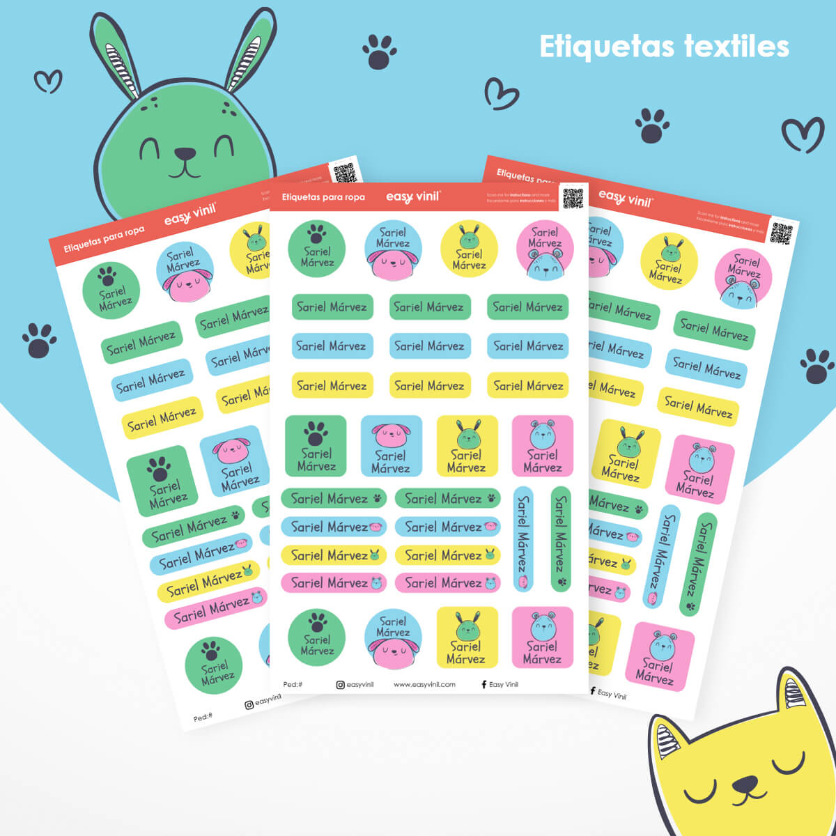TEXTIL147 - Caritas felices