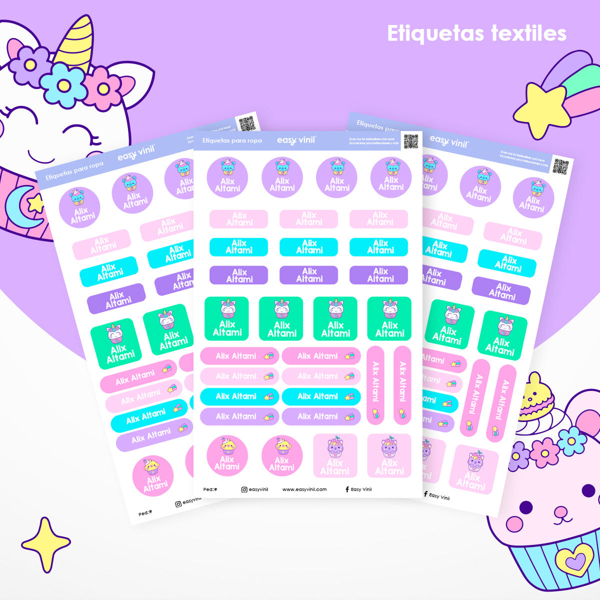 TEXTIL130 - Cupcakes Fantásticos