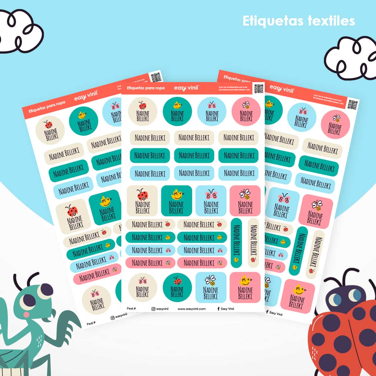 TEXTIL227 - Bichitos