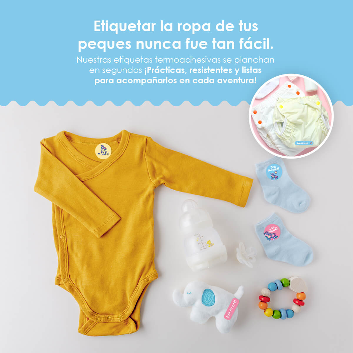 TEXTIL151 - Rosa en ruedas